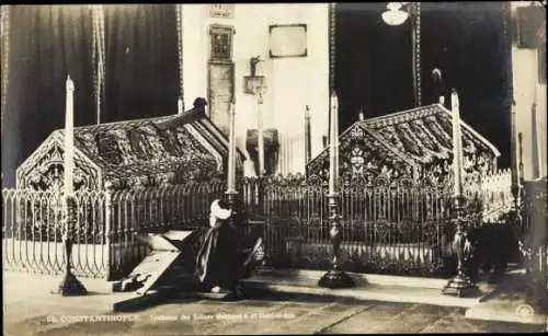 Ak Konstantinopel Istanbul Türkei, Grabstätte Sultan Mahmoud