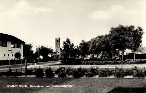 Ak Sommelsdijk Insel Goeree Overflakkee Südholland, Molenlaan, Haushaltsschule