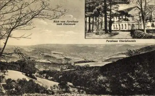 Ak Oberlahnstein Lahnstein am Rhein, Forsthaus, Blick vom Forsthaus, Dausenau