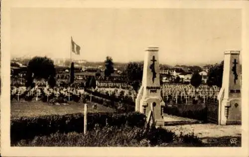 Ak Bras Meuse, Le Cimetière Militaire, Militärfriedhof, Military cemetery