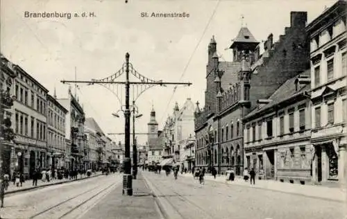 Ak Brandenburg an der Havel, St. Annenstraße