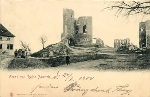 Ak Arnstein im Südharz, Ruine