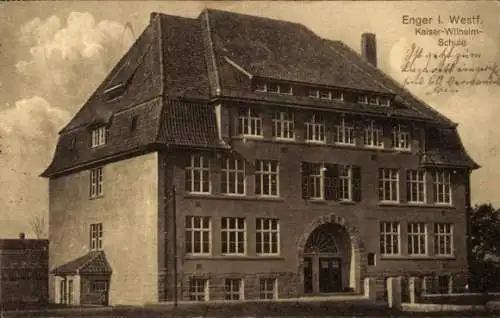 Ak Enger in Westfalen, Kaiser Wilhelm Schule