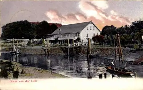 Ak Lühe Jork im Alten Land, Fährhaus Lühe, Inh. A. Steinhoff