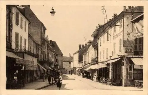 Ak Chagny Saône et Loire, Rue de la République