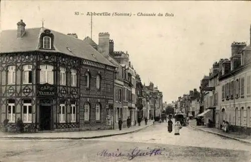 Ak Abbeville-Somme, Chaussée du Bois