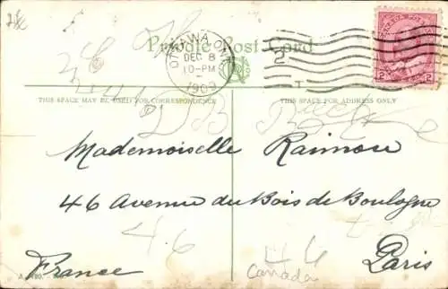 Ak Ottawa Ontario Kanada, Bibliothek, Unterhaus