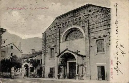 Ak Domodossola Piemonte, La Parrocchia