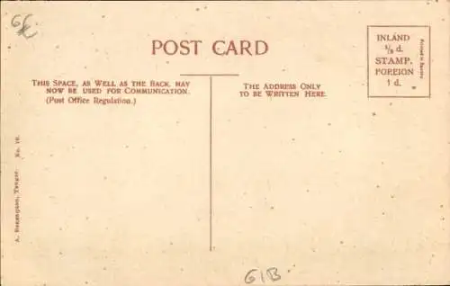 Ak Gibraltar, Marktplatz, Portal