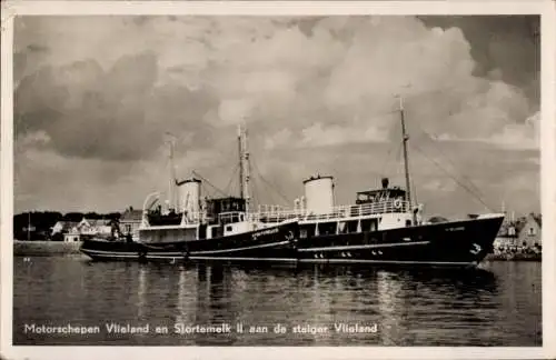 Ak Vlieland Friesland Niederlande, Motorschiffe Vlieland und Stortemelk II