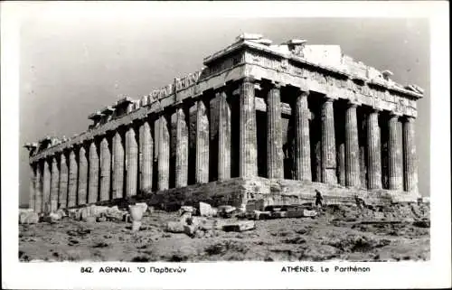 Ak Athen Griechenland, The Parthénon