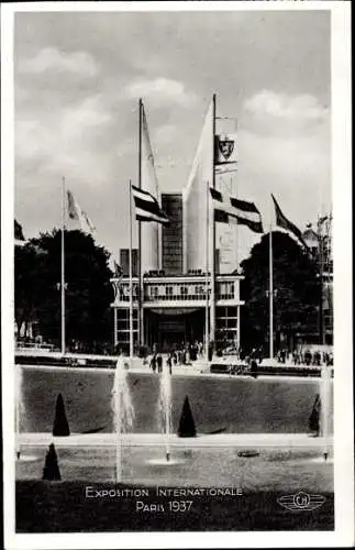 Ak Paris, Exposition Internationale 1937, Pavillon de la Norvege