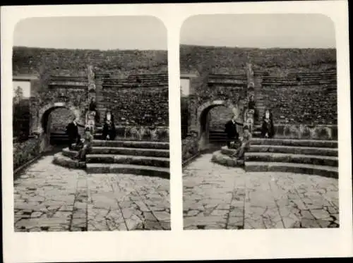 Stereo Foto Pompeji Campania, Kleines Theater