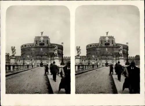 Stereo Foto Roma Rom Lazio, Engelsburg