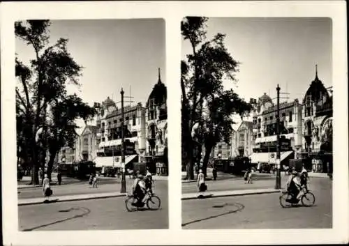 Stereo Foto Amsterdam Nordholland Niederlande, Rembrandtplatz