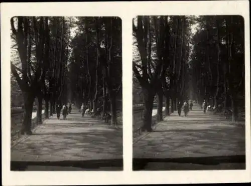 Stereo Foto Düsseldorf am Rhein, Seufzer-Allee