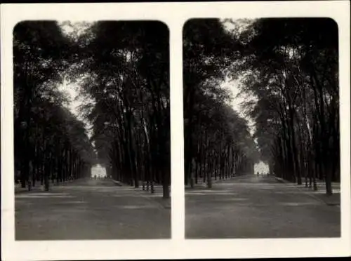 Stereo Foto Düsseldorf am Rhein, Schlossallee