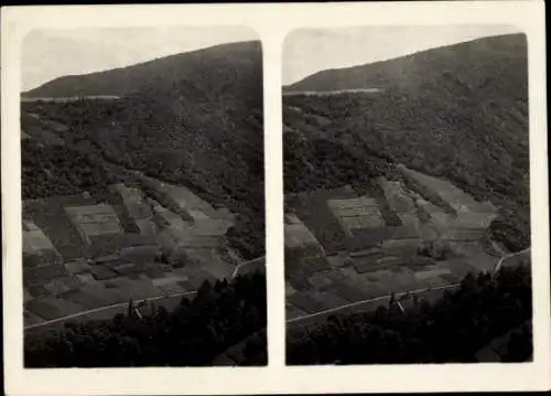 Stereo Foto Altenahr im Kreis Ahrweiler Rheinland Pfalz, Blick von der Burg