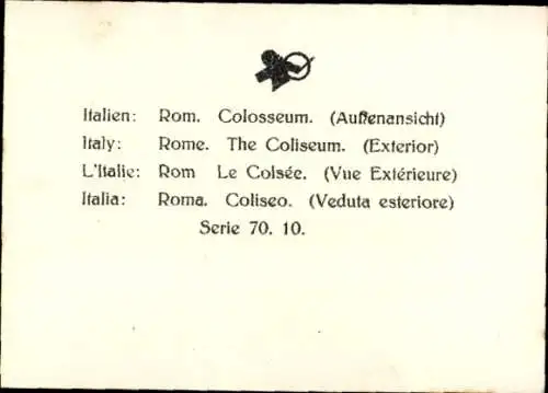 Stereo Foto Roma Rom Lazio, Kolosseum, Außenansicht