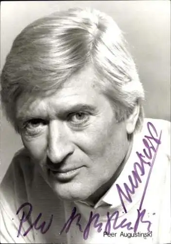 Ak Schauspieler Peer Augustinski, Portrait, Autogramm
