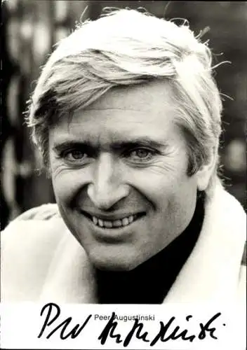 Ak Schauspieler Peer Augustinski, Portrait, Autogramm