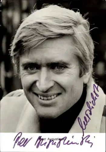 Ak Schauspieler Peer Augustinski, Portrait, Autogramm