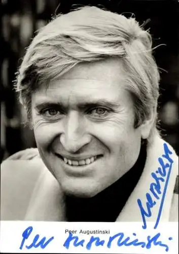 Ak Schauspieler Peer Augustinski, Portrait, Autogramm