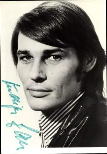 Ak Schauspieler Rüdiger Bahr, Portrait, Autogramm