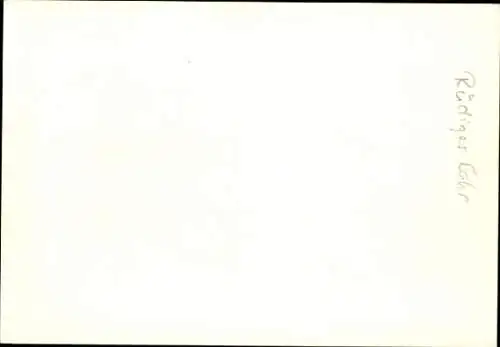 Ak Schauspieler Rüdiger Bahr, Portrait, Autogramm