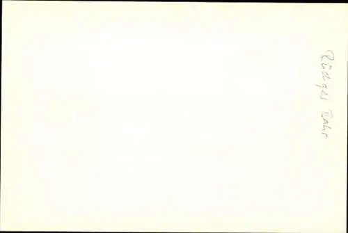 Ak Schauspieler Rüdiger Bahr, Portrait, Autogramm