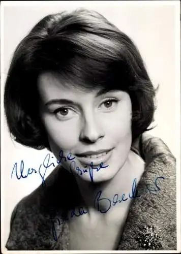 Ak Schauspielerin Gilda Baecker, Portrait, Autogramm