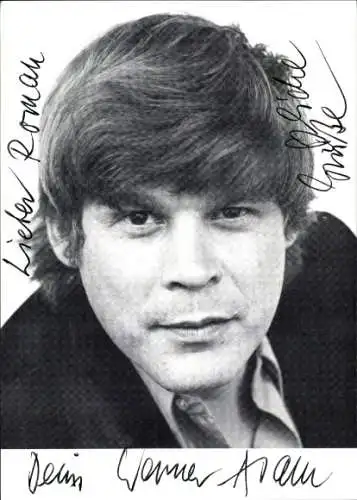 Ak Schauspieler Werner Asam, Portrait, Autogramm