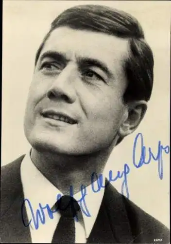 Foto Schauspieler Wolfgang Arps, Portrait, Autogramm