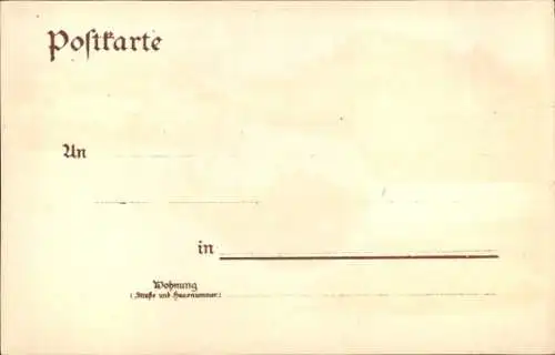 Litho Bitche Bitsch Lothringen Moselle, Festung, Kaserne Freiherr von Falkenstein, Fort Sebastian