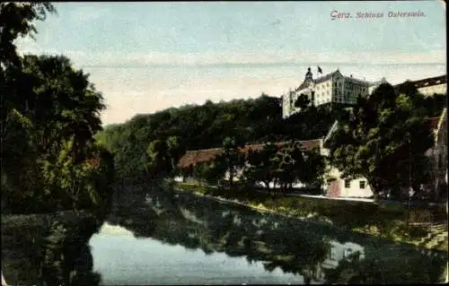 Ak Gera in Thüringen, Schloss Osterstein