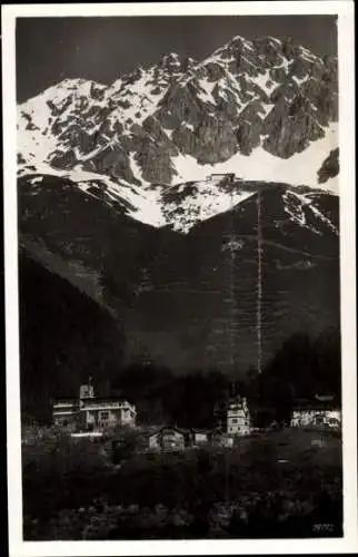 Ak Hungerburg Innsbruck Tirol, Maria Brunn mit Blick auf Seegrube und Hafelekar