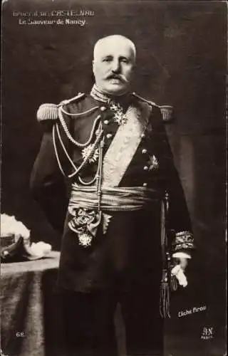 Ak General Noël de Castelnau, Portrait