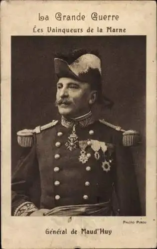 Ak Der Große Krieg, die Sieger der Marne, General de Maid d'Huy