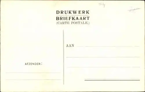 Ak Utrecht, Fest 1909, Niederländische Fahne, Juliana der Niederlande