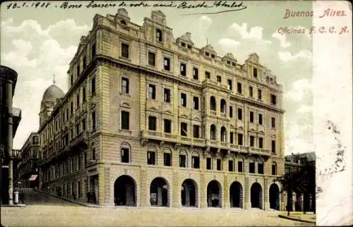 Ak Buenos Aires Argentinien, Oficinas F. C. C. A.
