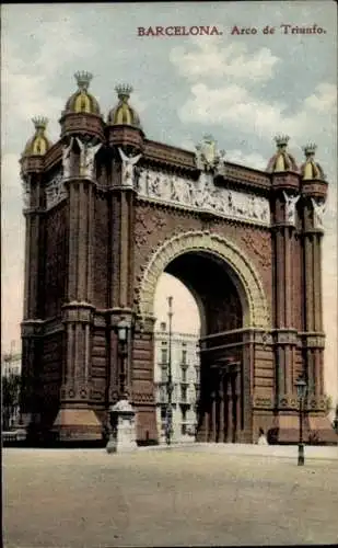 Ak Barcelona Katalonien Spanien, Triumpfbogen