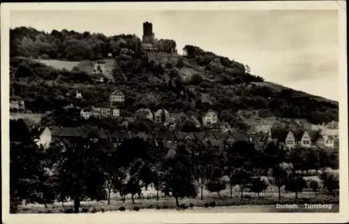 Ak Durlach Karlsruhe in Baden, Turmberg