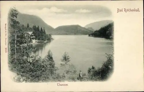 Ak Thumsee Karlstein Bad Reichenhall Oberbayern, Panorama