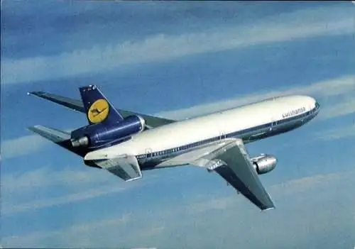 Ak Lufthansa Douglas DC 10, D ADCO, Passagierflugzeug