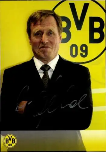 Autogrammkarte Fußball, Siegfried Held, Borussia Dortmund