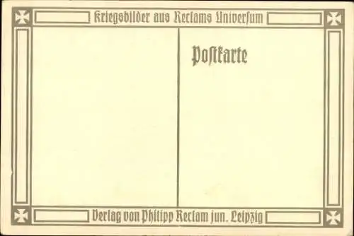 Ak Das zerschossene Kreuz, Aufnahme von Fürst Wilhelm von Hohenzollern