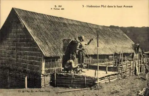 Ak Annam Vietnam, Habitation Me, Eine Wohnung für eine Hütte