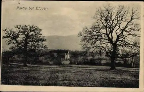 Ak Blauen Kanton Bern, Teilansicht