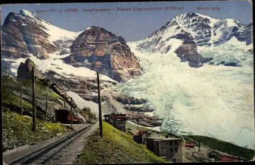 Ak Kanton Bern, Jungfrau, Jungfraubahn, Station Eigergletscher