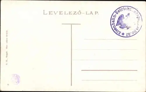 Ak Segedin Szeged Ungarn, Varosi szinhaz, Theater, Straßenpartie